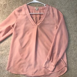 J. Crew Factory Blush Blouse
